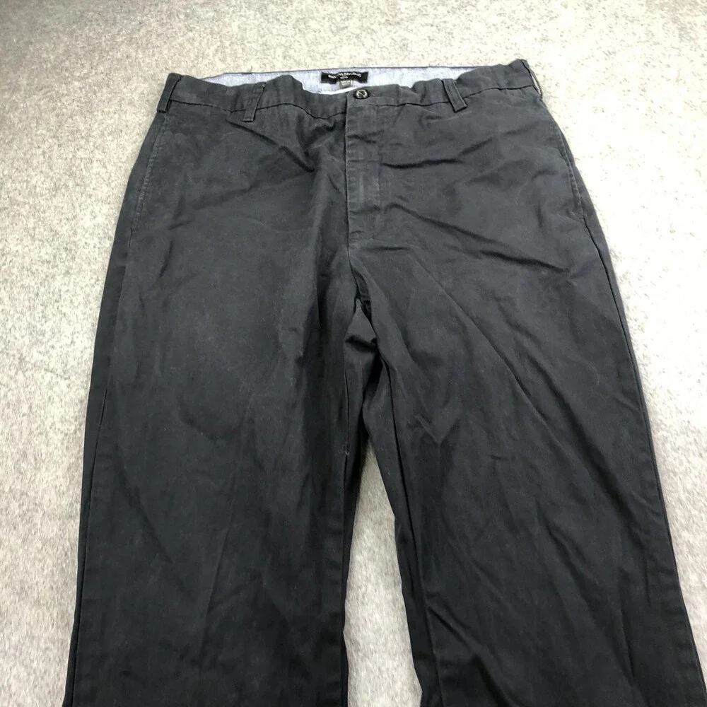 Banana Republic Pants Mens 38x30 Black Chino Straight Gavin Casual Cotton